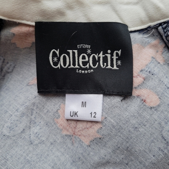 Collectif Peta Forest Friends Dress, Like New, Size M - Picture 8 of 11